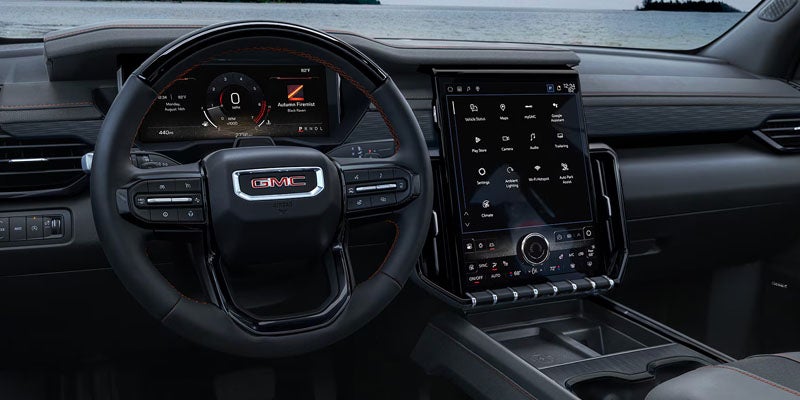 2026 GMC Acadia touchscreen infotainment system