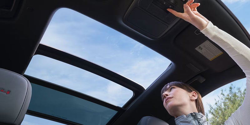 2026 GMC Acadia sunroof view