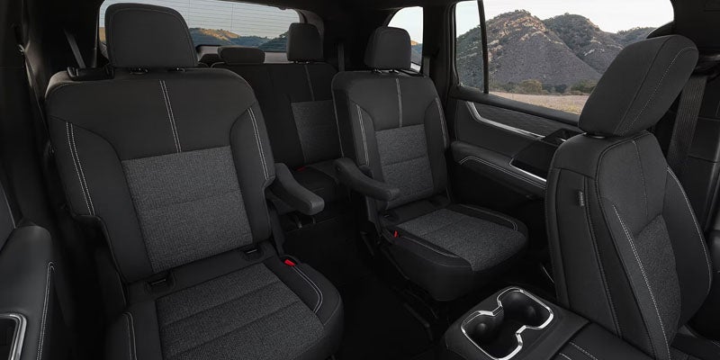 Acadia two-row interior seating