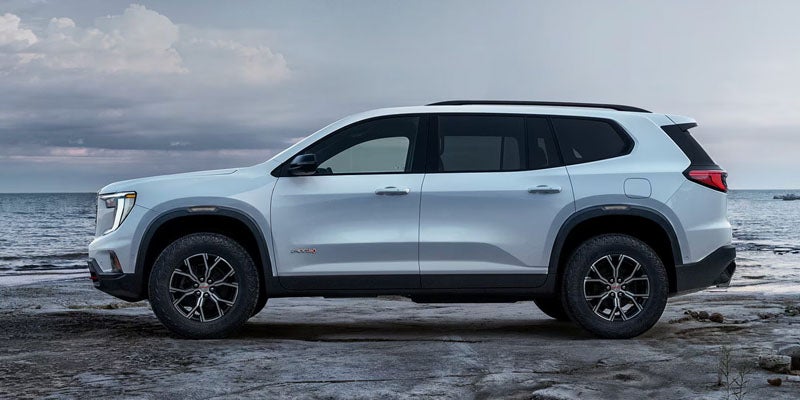 2026 GMC Acadia white exterior view